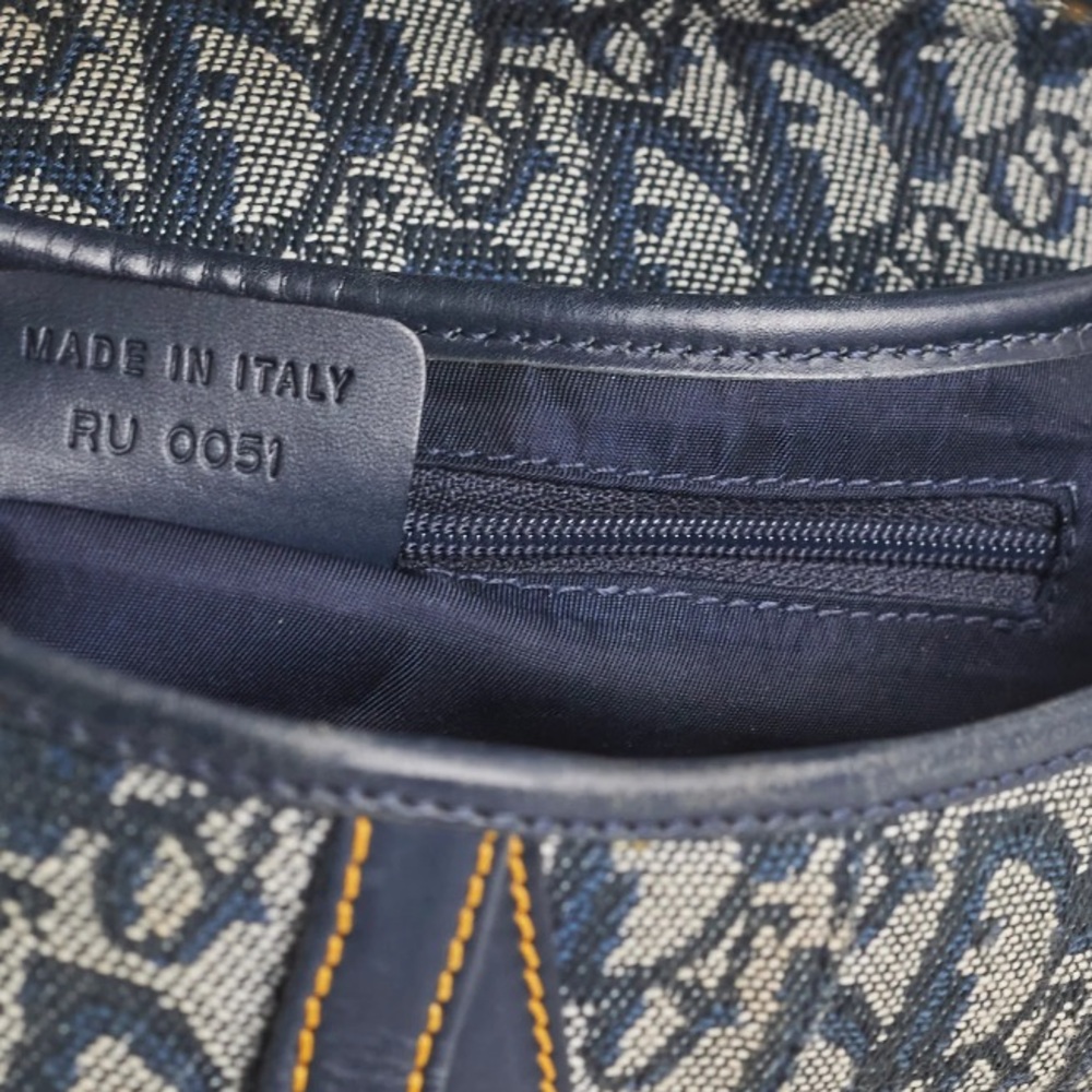 Christian Dior Vintage Diorissimo Saddle Bag EUC - Picture 10 of 11
